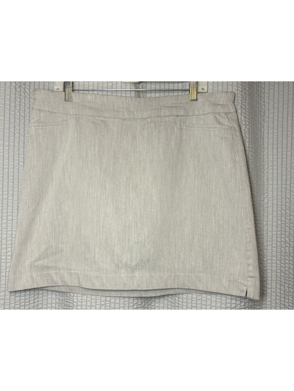 Croft & Barrow The Effortless Stretch Skort Size 16 Gray Short Skort